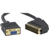 Scart till VGA HD15 ho kabel High Quality Guldplät