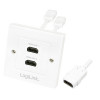 LogiLink AH0015 kabeladaptrar HDMI female Vit
