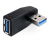 DeLOCK 65341 kabeladaptrar USB 3.0 Svart