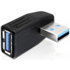 DeLOCK USB 3.0 M/F Svart