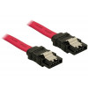 DeLOCK SATA Cable - 0.5m 0.5m Röd SATA-kablar