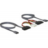 DeLOCK SATA All-in-One cable for 2x HDD SATA-kablar 0,5 m