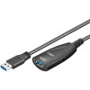 Goobay 5m USB 3.0 USB-kablar USB A Hane Hona Svart