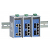 Moxa EDS-P206A-4PoE Unmanaged network switch Strömförsörjning via Ethernet (PoE) stöd Grå