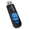 ADATA 64GB DashDrive UV128 USB-sticka 3.0 (3.1 Gen 1) USB A-typ kontakt Svart, Blå