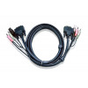 Aten 2L7D02UD KVM-kablar Svart 1,8 m