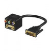 Goobay MMK ADAP 12+5 DVI-I > RGB + SVGA DVI M RGB F + SVGA F Svart