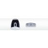Aten 2-Port USB 2.0 Peripheral Switch gränssnittshubbar 480 Mbit/s Svart, Silver