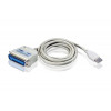 Aten UC1284B USB-kablar 1,8 m USB A Hane Vit