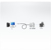 Aten UC1284B USB-kablar 1,8 m USB A Hane Vit