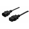 PowerWalker 91010040 strömkablar Svart C14 coupler C19 coupler