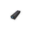 ICY BOX IB-AC6110 gränssnittshubbar USB 3.0 (3.1 Gen 1) Micro-B 5000 Mbit/s Svart