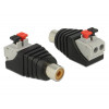 DeLOCK 65565 kabeladaptrar RCA Svart, Grå, Röd