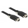DeLOCK 83591 firewire-kablar 9-p Svart 1 m