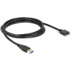 DeLOCK 2m USB 3.0 USB-kablar USB A Micro-USB B Hane Svart