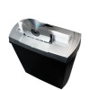 LogiLink AV501 Strip shredding 74dB 220mm Svart, Silver dokumentförstörare