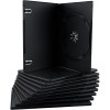 DVD-BOX DVD-51S Hårdplast för 1 skiva Slim 10-pack