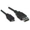 Kabel USB 2.0 A ha - Micro A (1.8m) färritkärnor.