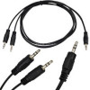 Audio kabel 1x3.5mm ha - 2x3.5mm ha (5m).