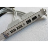 Expansionsslot bracket, USB x2 + FW 6-pin + 9-pin