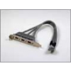 Expansionsslot bracket, Firewire 400 6-pin x3