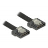 DeLOCK 0.2m 2xSATAIII SATA-kablar 0,2 m Svart