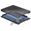 DeLOCK 62688 SSD enclosure Svart Hölje för lagringsenheter