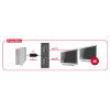 DeLOCK 87695 videokabeladapter 0,3 m Mini DisplayPort 2 x DisplayPort Svart