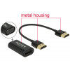 DeLOCK 0.15m, HDMI/VGA 0,15 m VGA (D-Sub) Svart