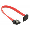 DeLOCK SATA III/SATA III, 0.2 m SATA-kablar 0,2 m Svart, Röd SATA 7-pin