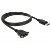 DeLOCK 1m M-F 1m DisplayPort DisplayPort Svart