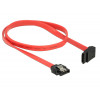 DeLOCK 0.5m, 2xSATAIII SATA-kablar 0,5 m Svart, Röd SATA 7-pin