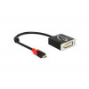 DeLOCK 62734 kabeladaptrar Displayport HDMI Svart