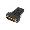 Akasa AK-CBHD16-BK kabeladaptrar DVI-D HDMI Svart