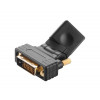 Akasa AK-CBHD16-BK kabeladaptrar DVI-D HDMI Svart