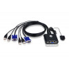 Aten CS22U KVM-switchar Svart