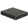 DeLOCK 42588 SSD enclosure Svart Hölje för lagringsenheter