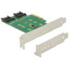 DeLOCK 89518 Intern M.2,SATA nätverkskort/adapters