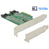 DeLOCK 89518 Intern M.2,SATA nätverkskort/adapters