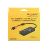 DeLOCK HUB USB 3.0 USB Type-C > 3 Port extern gränssnittshubbar USB 3.0 (3.1 Gen 1) Type-C 5000 Mbit/s Svart
