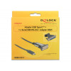 DeLOCK 62904 kabeladaptrar USB Type-C RS-232 Svart