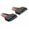 DeLOCK SATA Cable 0.2m SATA-kablar 0,2 m Röd