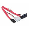 DeLOCK SATA Cable Micro 0.3m SATA-kablar 0,3 m Röd
