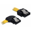DeLOCK SATA 50cm 0.5m Gul SATA-kablar