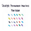Sharpie Fine Point markeringspennor Svart Fin spets