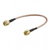 Antennadapter, SMA ha - RP-SMA ha, 0.1m