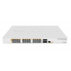 Mikrotik CRS328-24P-4S+RM nätverksswitchar hanterad L2/L3 Gigabit Ethernet (10/100/1000) Vit 1U Strömförsörjning via Ethernet (PoE) stöd