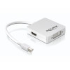 DeLOCK 61768 kabeladaptrar mini Displayport HDMI/DVI/Displayport Vit