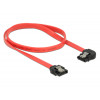 DeLOCK 83964 0.5m SATA 7-pin SATA 7-pin Svart, Röd SATA-kablar