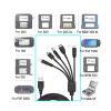 USB Laddkabel 3DS XL, 3DS, NDS LITE SP, PSP, Wii U 